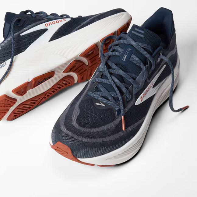Scarpe da Running uomo BROOKS GHOST 18 Navy Blazer/Red Earth/Blue 110493 1D 429 + SCARPA IN OMAGGIO