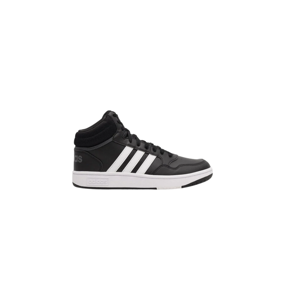 ADIDAS Hoops 3.0 Mid K - Nero/Bianco