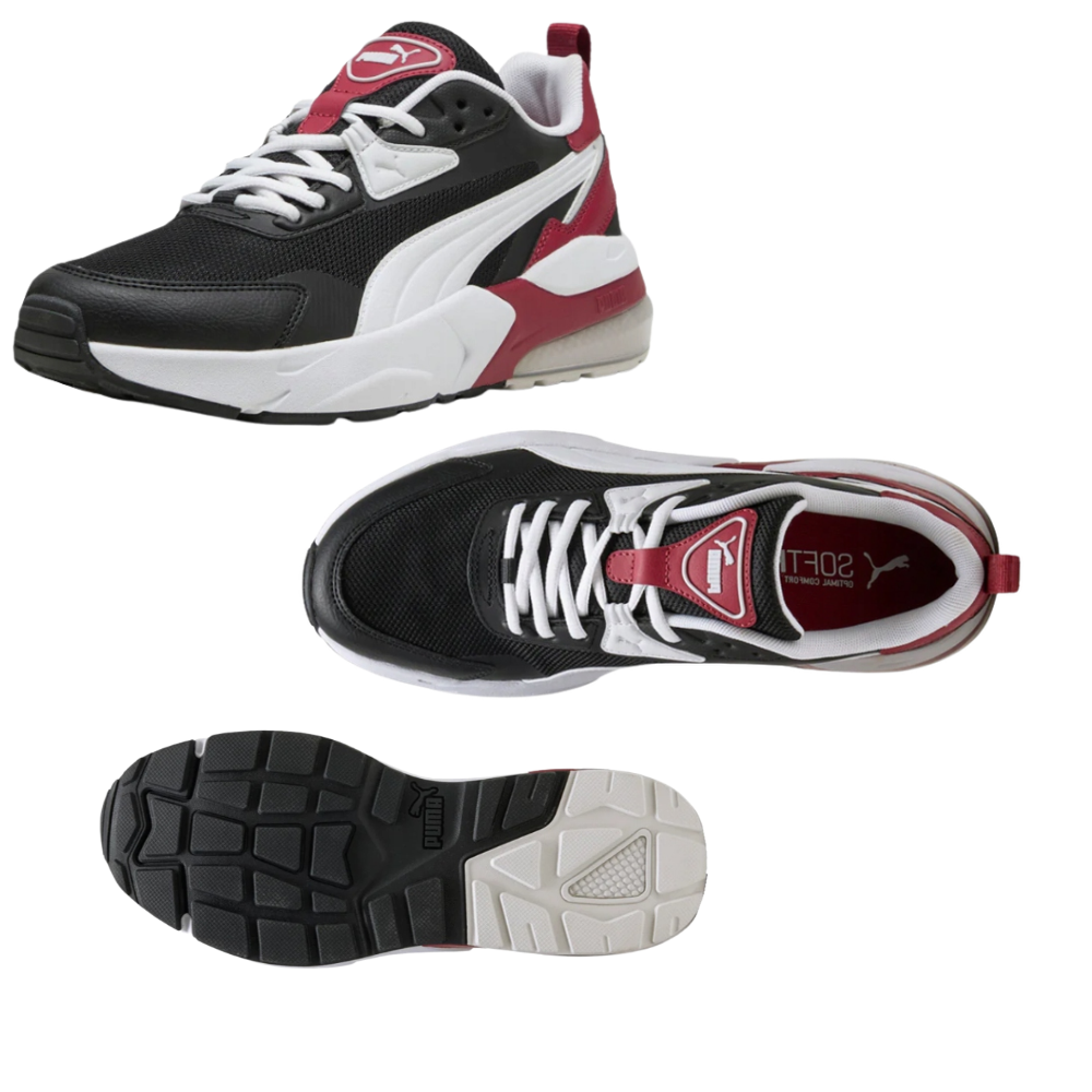 PUMA Vis2K Nero - Rosso