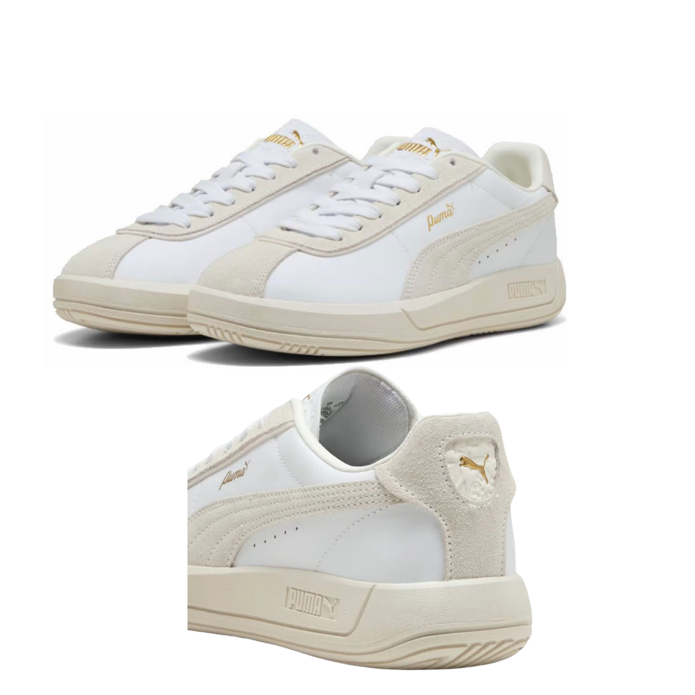 PUMA Club Klassika - Bianco/Beige/Oro