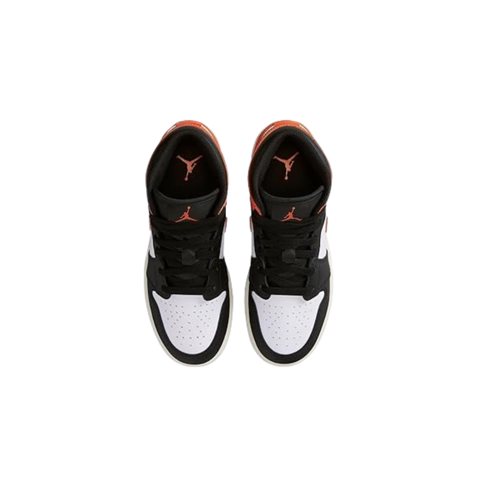NIKE AIR JORDAN 1 MID colore nero arancione DQ8423 801