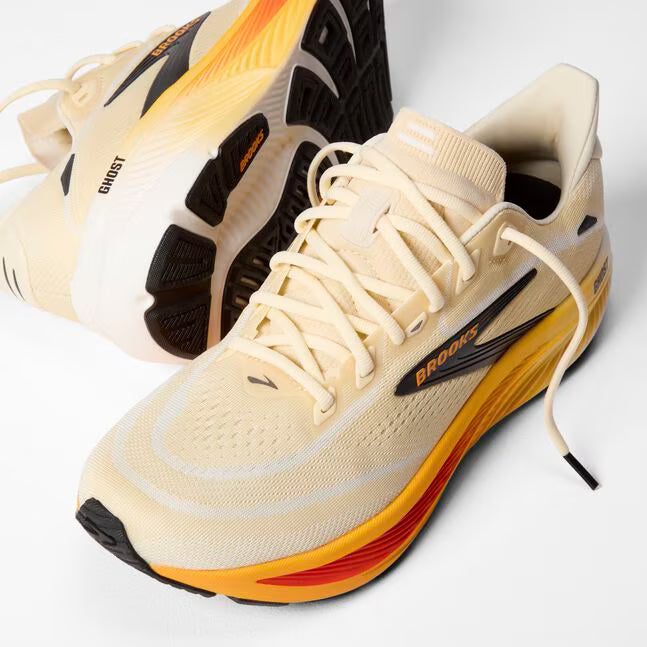 Scarpe da Running uomo BROOKS GHOST 18 Rutabaga/Tigerlily/Orange 110493 1D 281 + SCARPA IN OMAGGIO