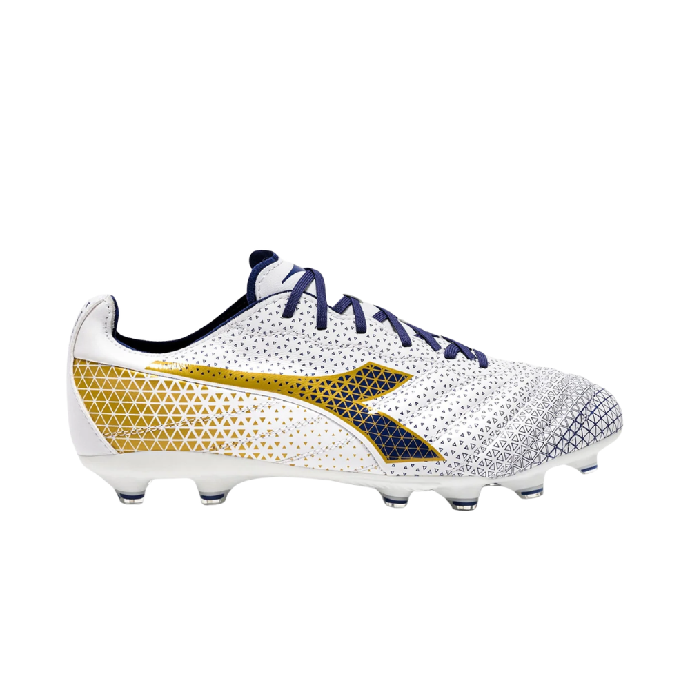 DIADORA Brasil Elite GR LT LP12 FG - Bianco/Blu/Oro