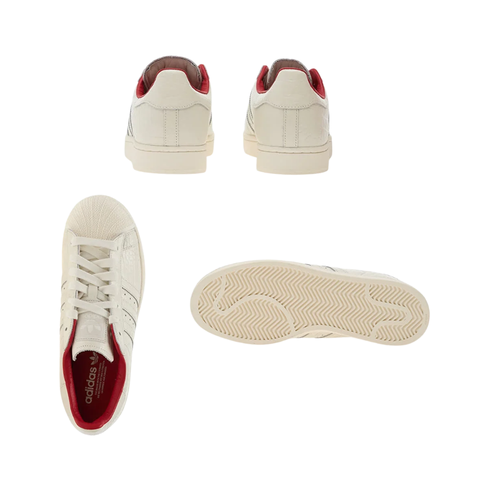 ADIDAS Superstar II - Bianco/Rosso