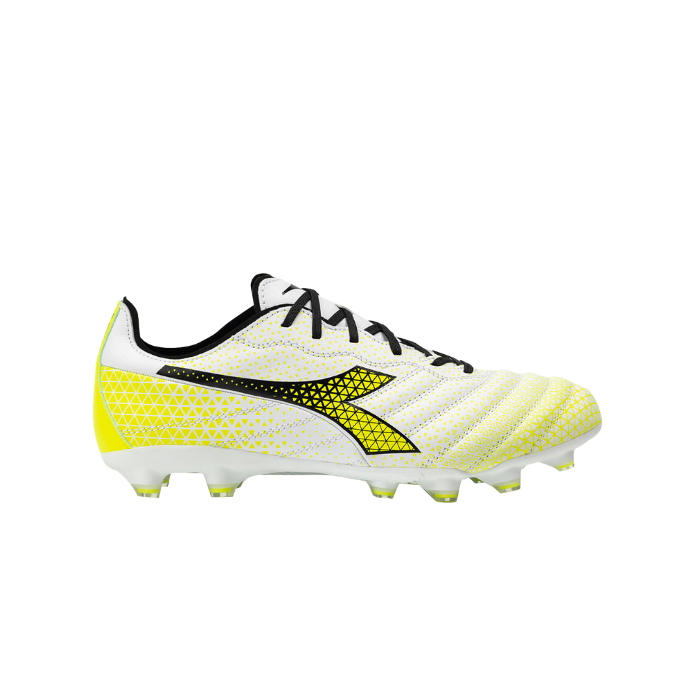 DIADORA Brasil Elite GR FG - Bianco/Nero/Giallo Fluo