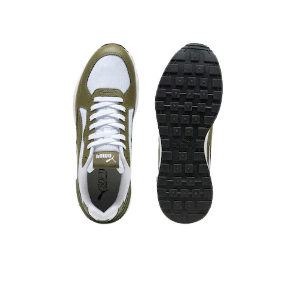 PUMA Graviton SL Remix - Bianco/Verde Oliva