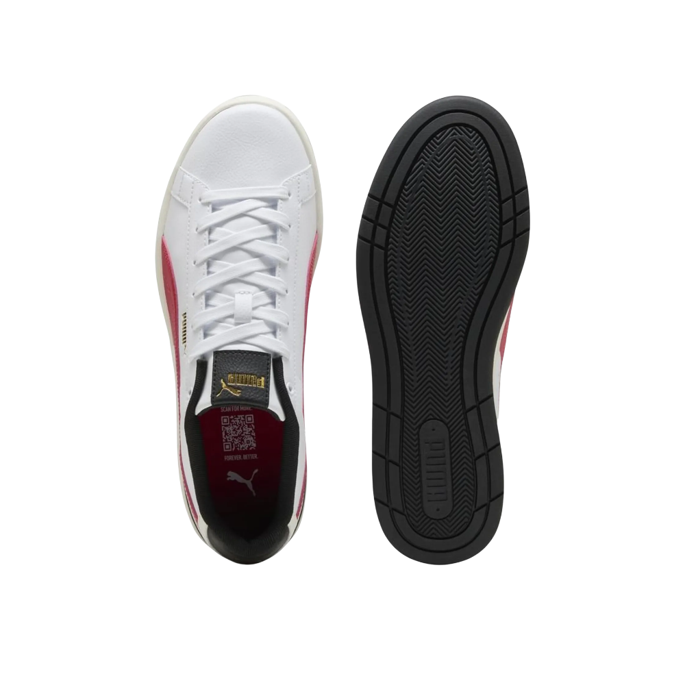 PUMA Court Classico - Bianco/Rosso/Nero