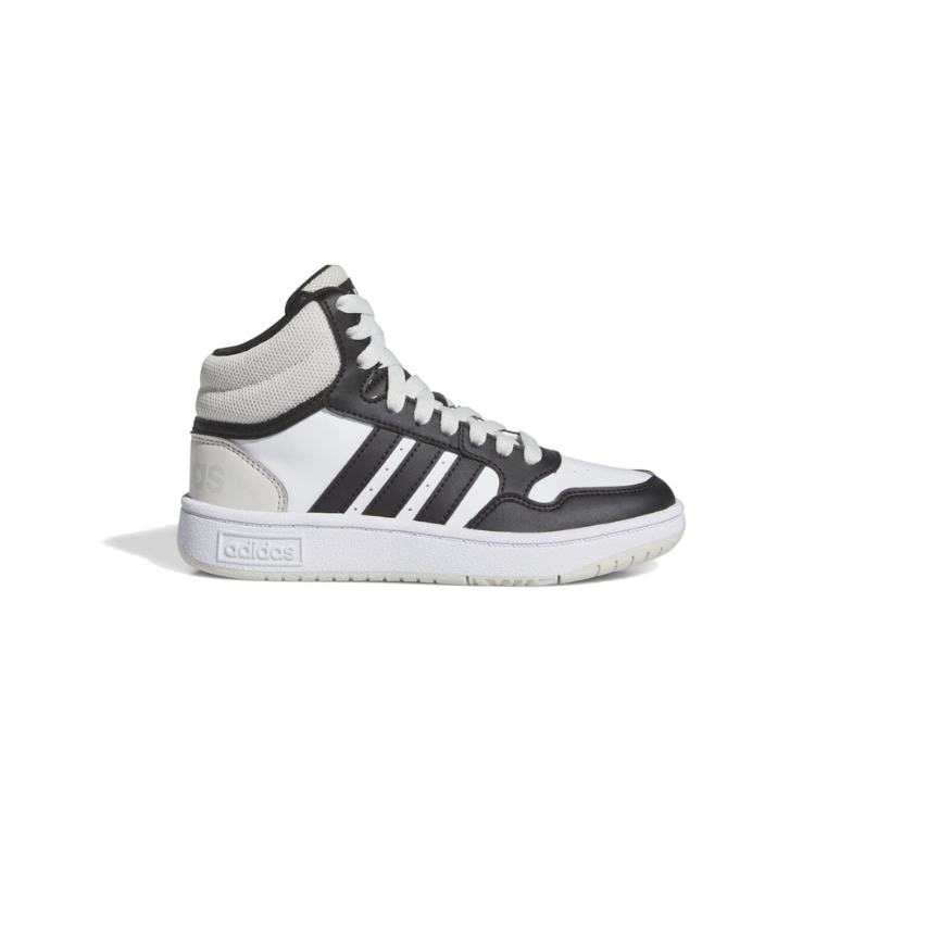 ADIDAS HOOPS 3.0 mid k junior colore bianco-nero IH7893