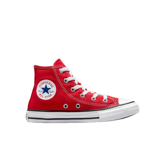 Converse chuck taylor junior alte colore rosso 3J232C