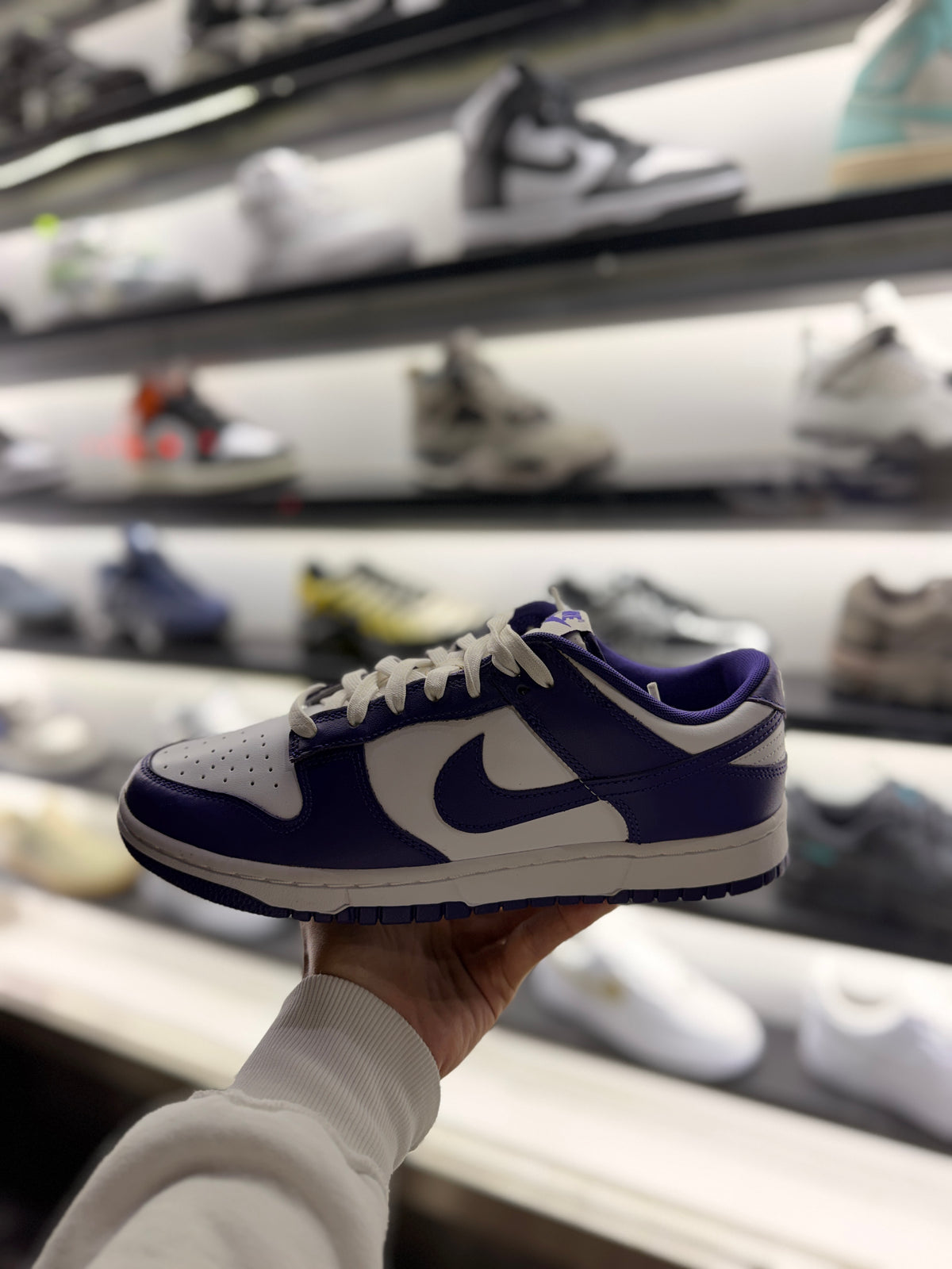 NIKE Dunk Low Retro - Bianco/Viola