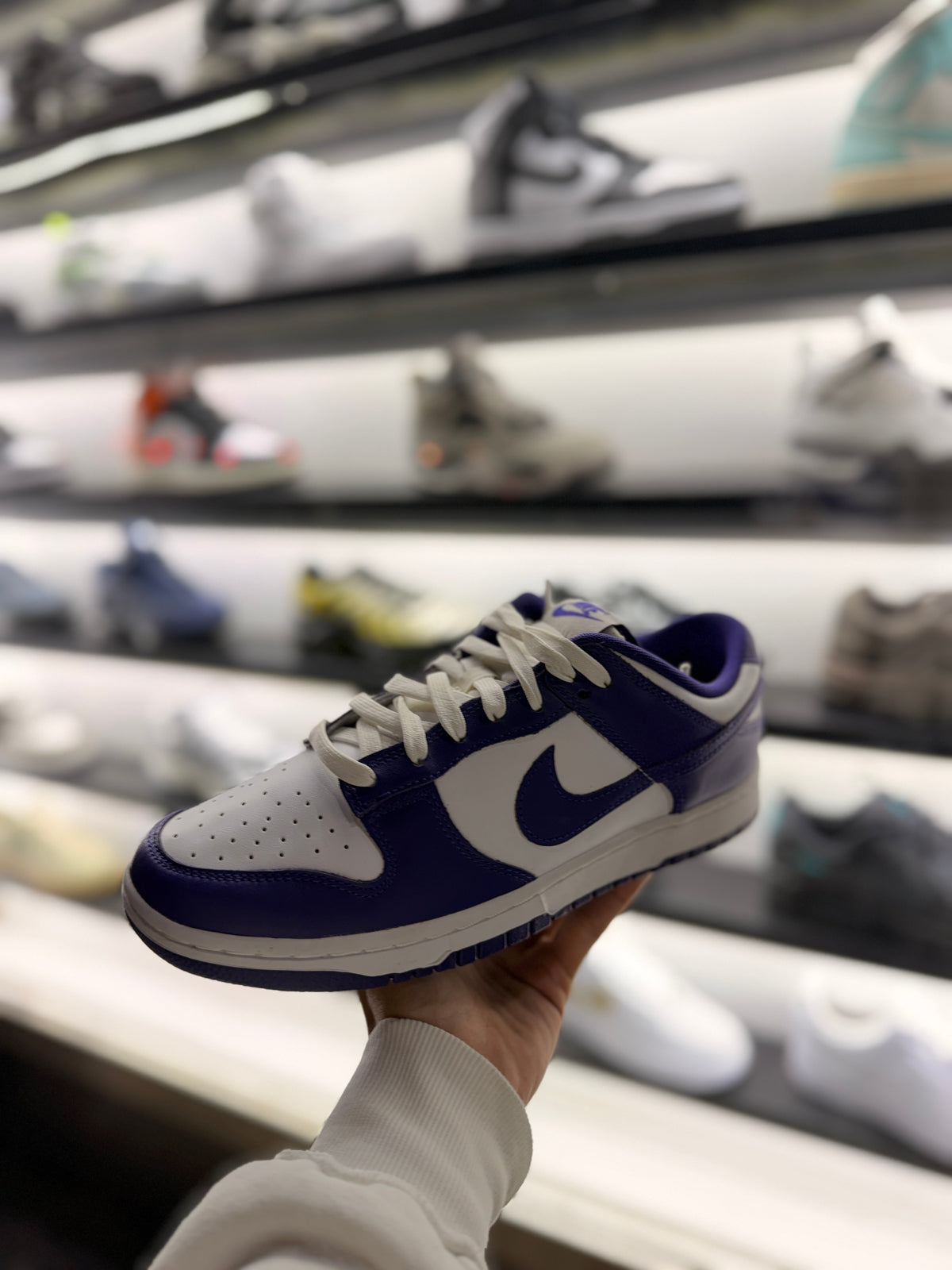 NIKE Dunk Low Retro - Bianco/Viola
