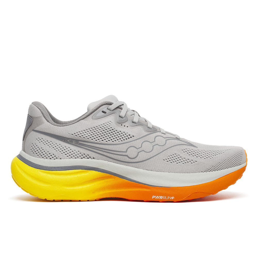 SAUCONY Ride 19 - Grigio/Arancione