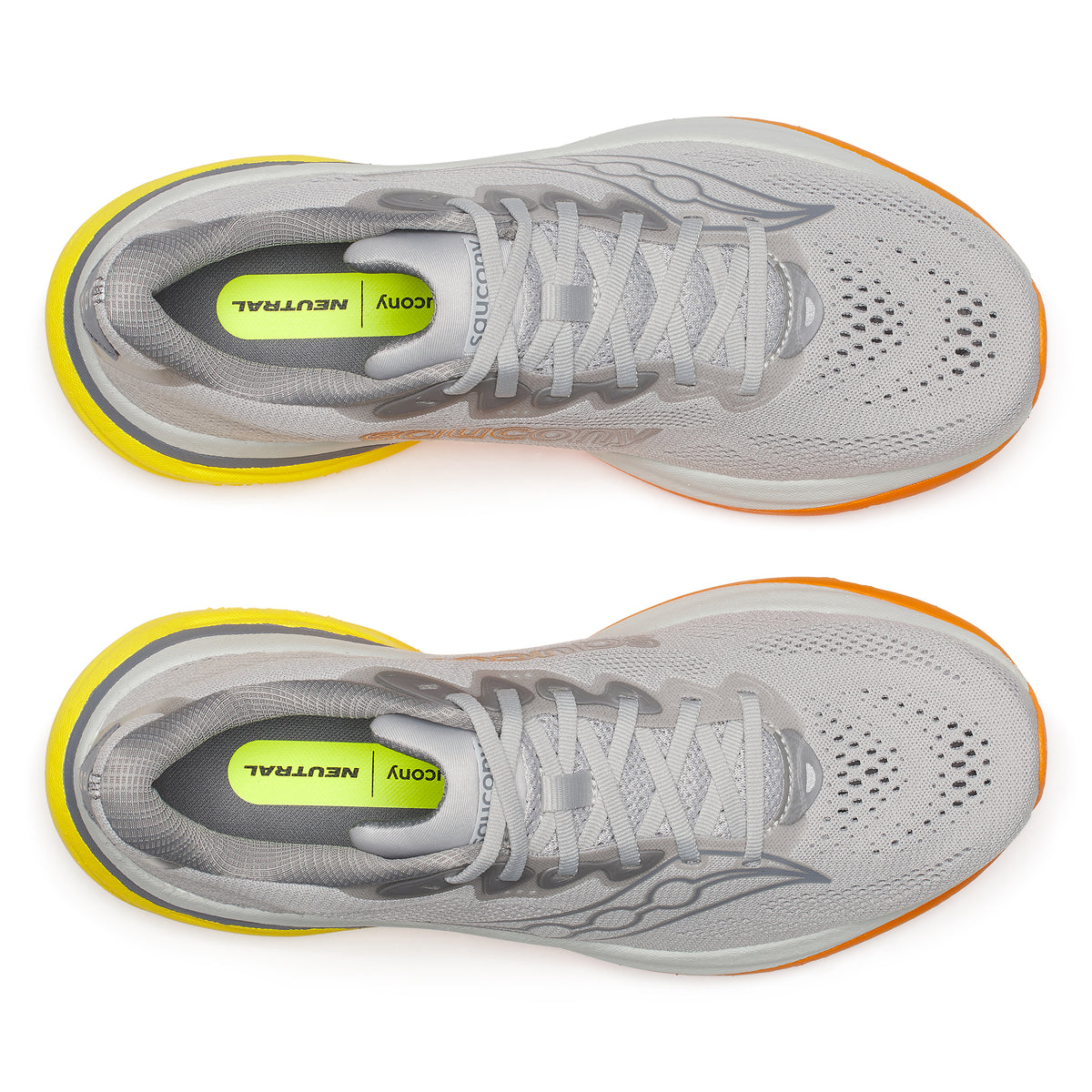SAUCONY Ride 19 - Grigio/Arancione