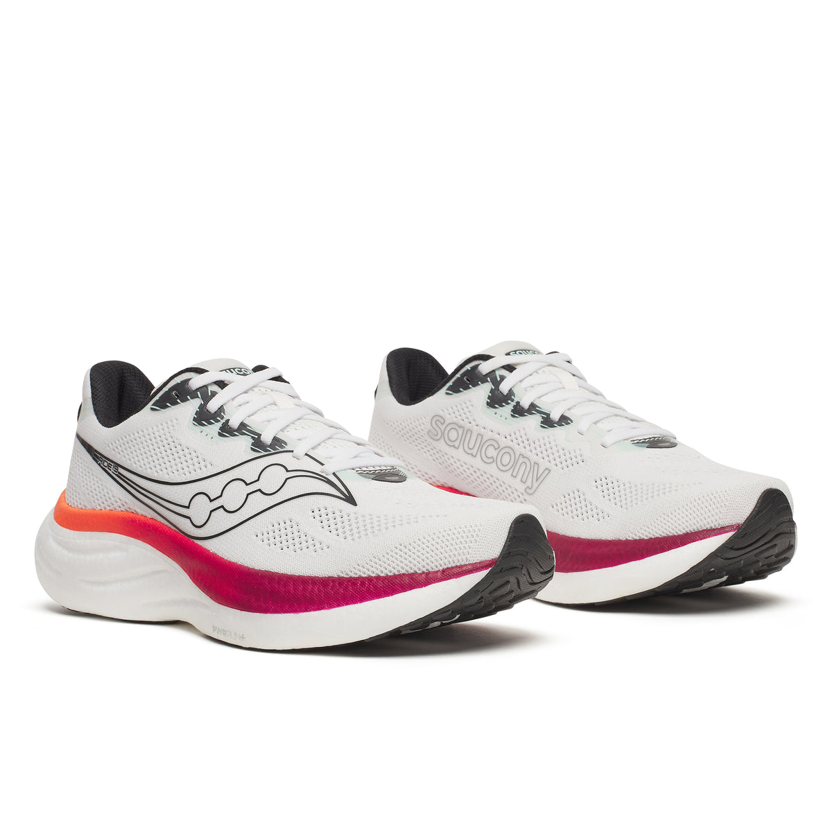 SAUCONY Ride 19 - Bianco/Rosso