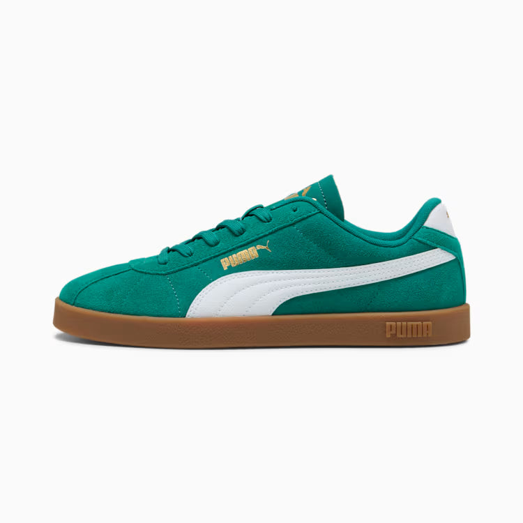 PUMA Club II in suede unisex verde 397444 14