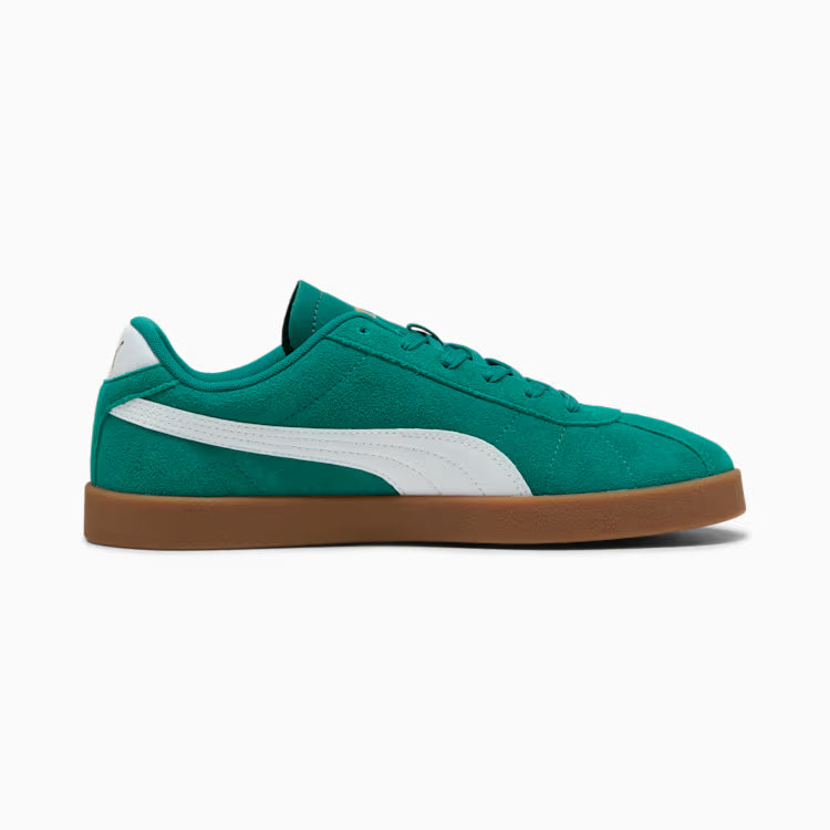 PUMA Club II in suede unisex verde 397444 14