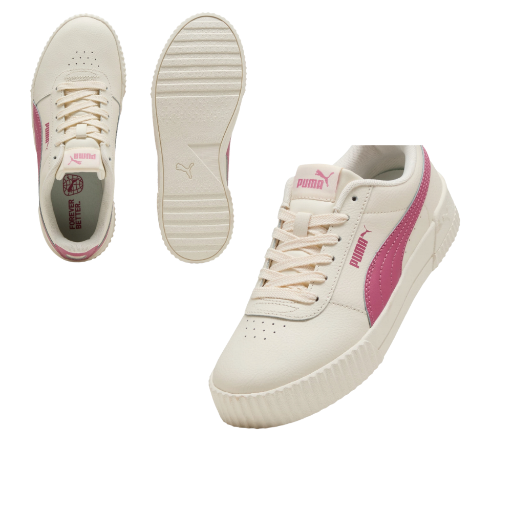 PUMA Carina L - Beige/Rosa