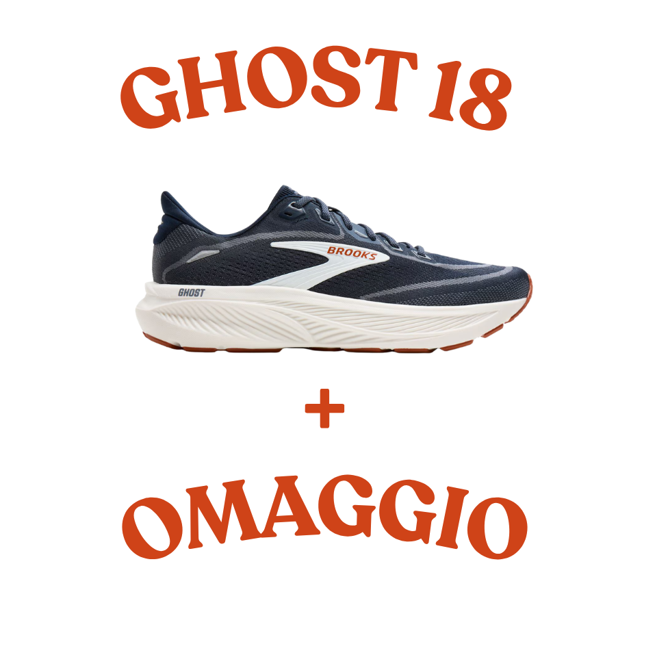 Scarpe da Running uomo BROOKS GHOST 18 Navy Blazer/Red Earth/Blue 110493 1D 429 + SCARPA IN OMAGGIO