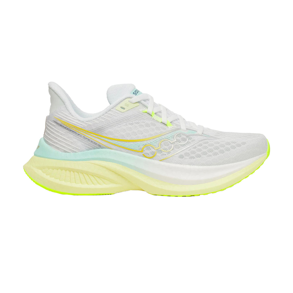 SAUCONY Endorphin speed 5 running DONNA Bianco / Giallo S11007-144