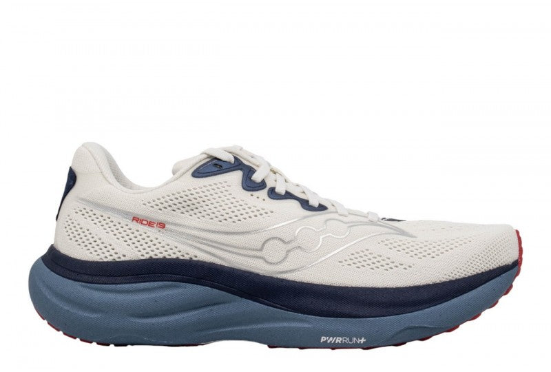 SAUCONY Ride 19 Running UOMO Bianco/blu S21055-146