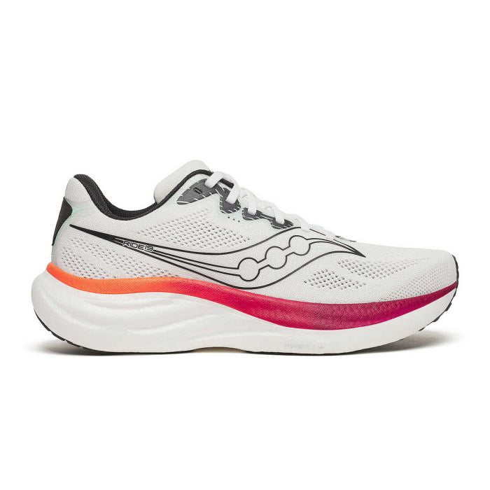 SAUCONY Ride 19 Running UOMO Bianco/arancio S21055-172